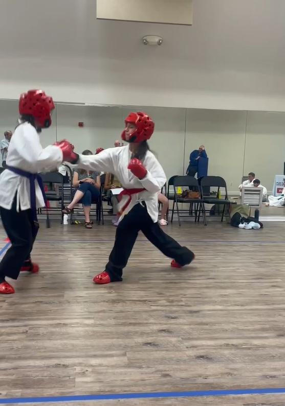 Emmaline Sparring Reverse Punch