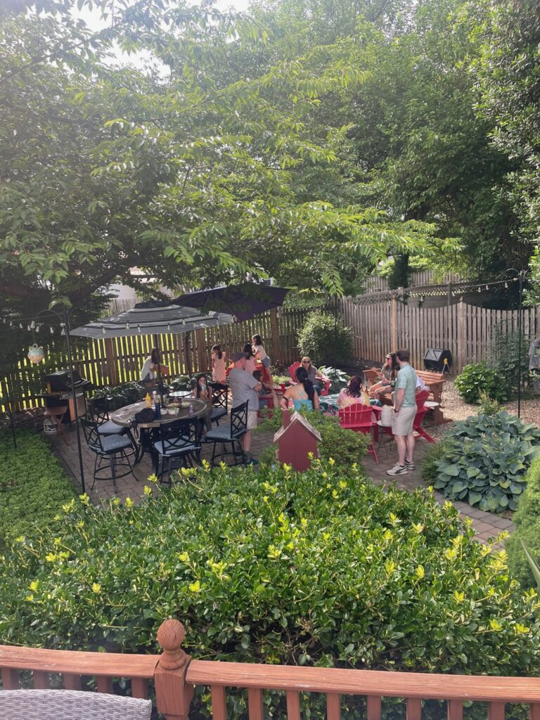 BBQ View From Deck