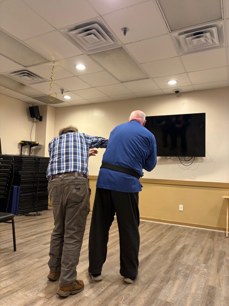 Mark Defending Lapel Grab From Martin